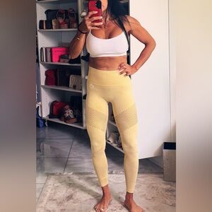 Yellow One brand High-Waisted Women's Leggings